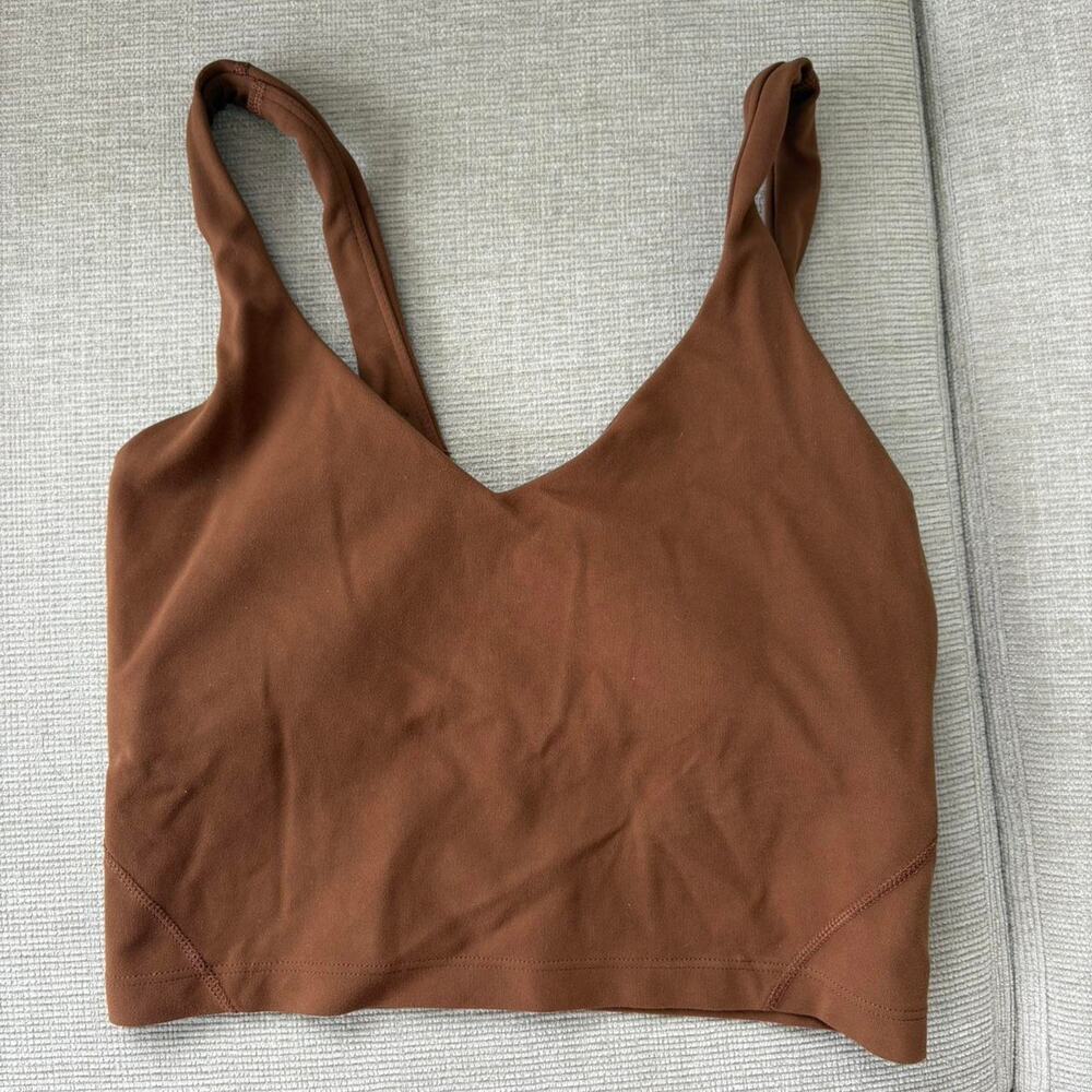 Lululemon brown sports tank top